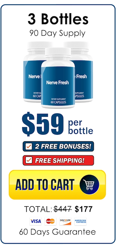 NERVE FRESH 3 BOTTLES 90 DAY SUPPLY